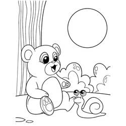 Snail (Animals) coloring page #217001 to print and color