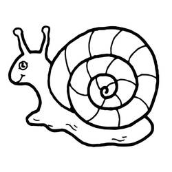 Snail (Animals) coloring page #217008 to print and color