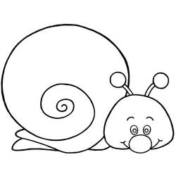 Coloring page: Snail (Animals) #6513 - Printable coloring pages