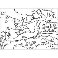 Coloring page: Snail (Animals) #6543 - Free Printable Coloring Pages