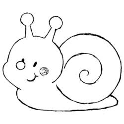 Coloring page: Snail (Animals) #6545 - Printable coloring pages