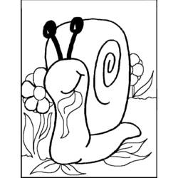 Coloring page: Snail (Animals) #6615 - Free Printable Coloring Pages
