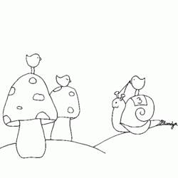 Coloring page: Snail (Animals) #6618 - Free Printable Coloring Pages
