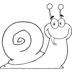 Coloring page: Snail (Animals) #6620 - Printable coloring pages