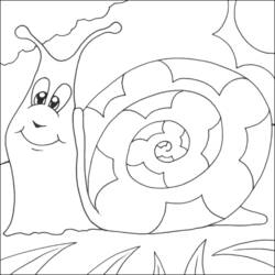Coloring page: Snail (Animals) #6642 - Free Printable Coloring Pages