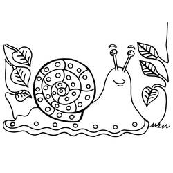 Coloring page: Snail (Animals) #6688 - Printable coloring pages