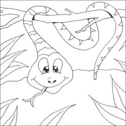 Coloring page: Snake (Animals) #14373 - Free Printable Coloring Pages