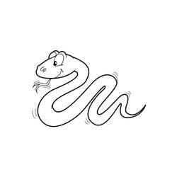 Coloring page: Snake (Animals) #14390 - Printable coloring pages