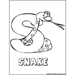Coloring page: Snake (Animals) #14441 - Printable coloring pages