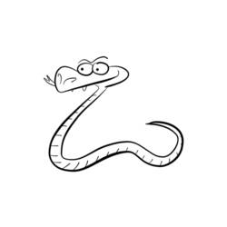 Coloring page: Snake (Animals) #14521 - Printable coloring pages