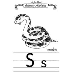 Coloring page: Snake (Animals) #14532 - Free Printable Coloring Pages