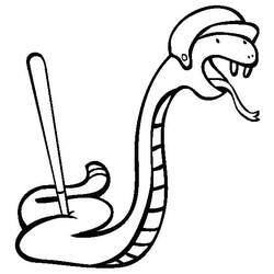 Snake (Animals) coloring page #175156 to print and color