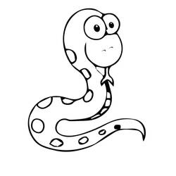 Snake (Animals) coloring page #175158 to print and color