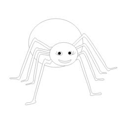 Coloring page: Spider (Animals) #581 - Printable coloring pages