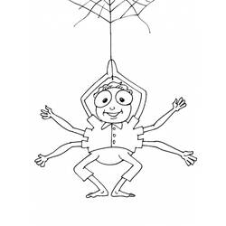Coloring page: Spider (Animals) #671 - Printable coloring pages