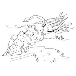 Coloring page: Squid (Animals) #208878 - Free Printable Coloring Pages