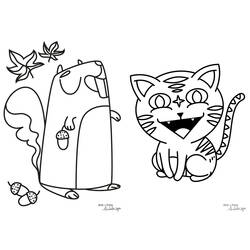 Coloring page: Squirrel (Animals) #6171 - Free Printable Coloring Pages
