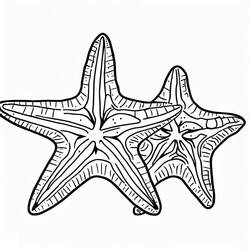 Starfish (Animals) coloring page #187153 to print and color