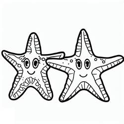 Starfish (Animals) coloring page #187162 to print and color