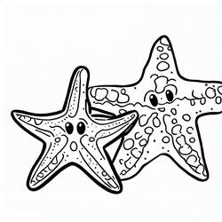 Starfish (Animals) coloring page #187163 to print and color