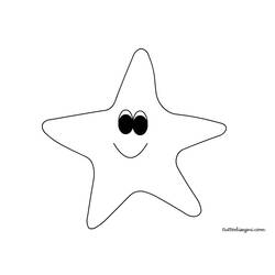 Coloring page: Starfish (Animals) #6706 - Printable coloring pages
