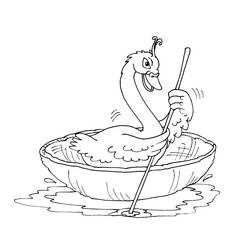 Coloring page: Swan (Animals) #5066 - Printable coloring pages