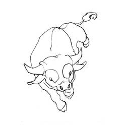 Coloring page: Taurus (Animals) #13794 - Free Printable Coloring Pages