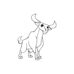 Coloring page: Taurus (Animals) #13820 - Free Printable Coloring Pages