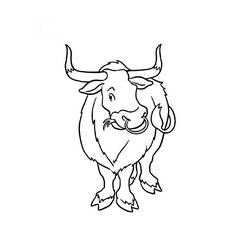 Coloring page: Taurus (Animals) #13827 - Free Printable Coloring Pages