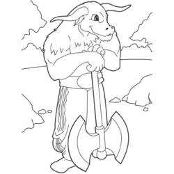 Coloring page: Taurus (Animals) #13843 - Free Printable Coloring Pages