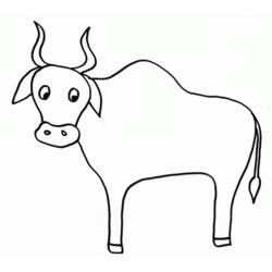 Coloring page: Taurus (Animals) #13850 - Printable coloring pages