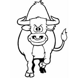 Coloring page: Taurus (Animals) #13858 - Printable coloring pages