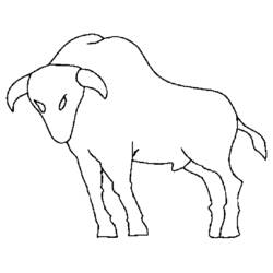Coloring page: Taurus (Animals) #13910 - Free Printable Coloring Pages