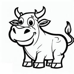 Taurus (Animals) coloring page #188579 to print and color