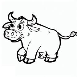 Taurus (Animals) coloring page #188581 to print and color