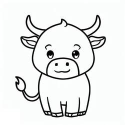 Taurus (Animals) coloring page #188587 to print and color