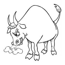 Taurus (Animals) coloring page #188625 to print and color