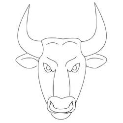 Taurus (Animals) coloring page #188627 to print and color
