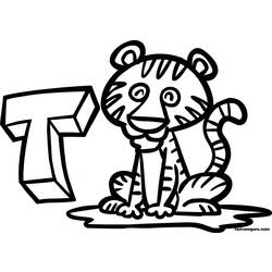 Coloring page: Tiger (Animals) #13609 - Free Printable Coloring Pages