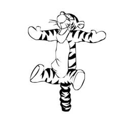 Coloring page: Tiger (Animals) #13641 - Free Printable Coloring Pages