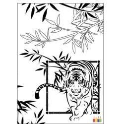 Coloring page: Tiger (Animals) #13656 - Free Printable Coloring Pages