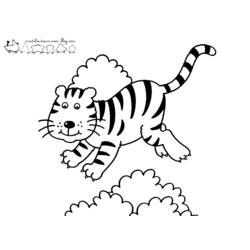Coloring page: Tiger (Animals) #13661 - Free Printable Coloring Pages