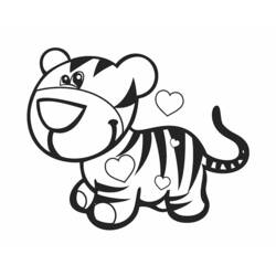 Coloring page: Tiger (Animals) #13674 - Free Printable Coloring Pages