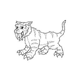 Coloring page: Tiger (Animals) #13678 - Free Printable Coloring Pages