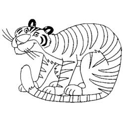 Coloring page: Tiger (Animals) #13693 - Free Printable Coloring Pages