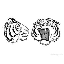 Coloring page: Tiger (Animals) #13697 - Free Printable Coloring Pages
