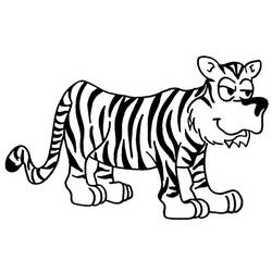Coloring page: Tiger (Animals) #13725 - Free Printable Coloring Pages