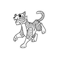 Coloring page: Tiger (Animals) #13770 - Free Printable Coloring Pages
