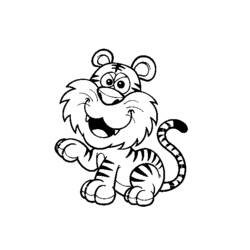 Coloring page: Tiger (Animals) #13783 - Free Printable Coloring Pages