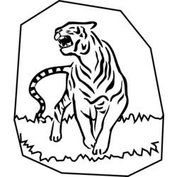 Coloring page: Tiger (Animals) #13785 - Free Printable Coloring Pages